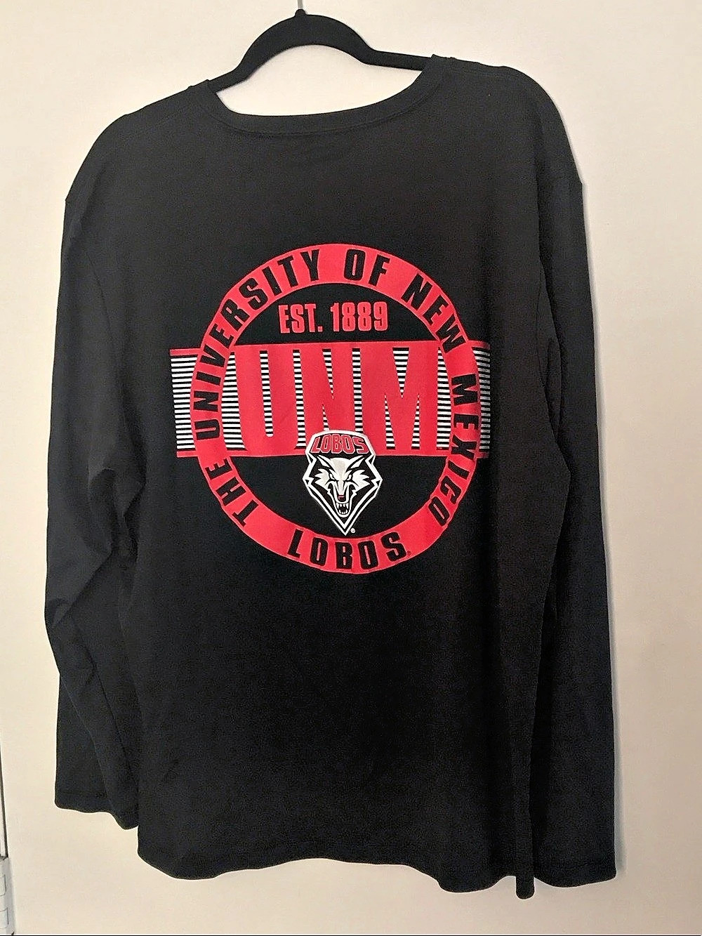 Jansport UNM Lobos Graphic Long Sleeve Black 2XL